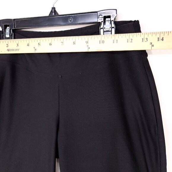 Nike Wide Leg Capri Sweatpants Womens XS Black Sportswear Legging Logo - Picture 5 of 10